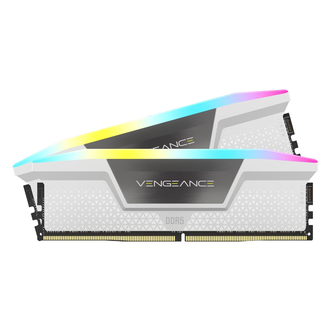 Corsair VENGEANCE® 32GB (2x16GB) DDR5 DRAM 6000MHz C36 White RAM