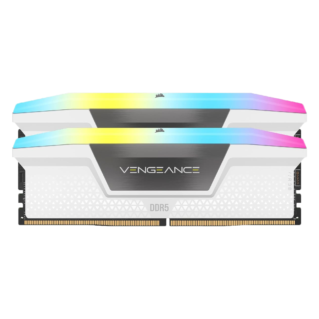 Corsair VENGEANCE® 32GB (2x16GB) DDR5 DRAM 6000MHz C36 White RAM