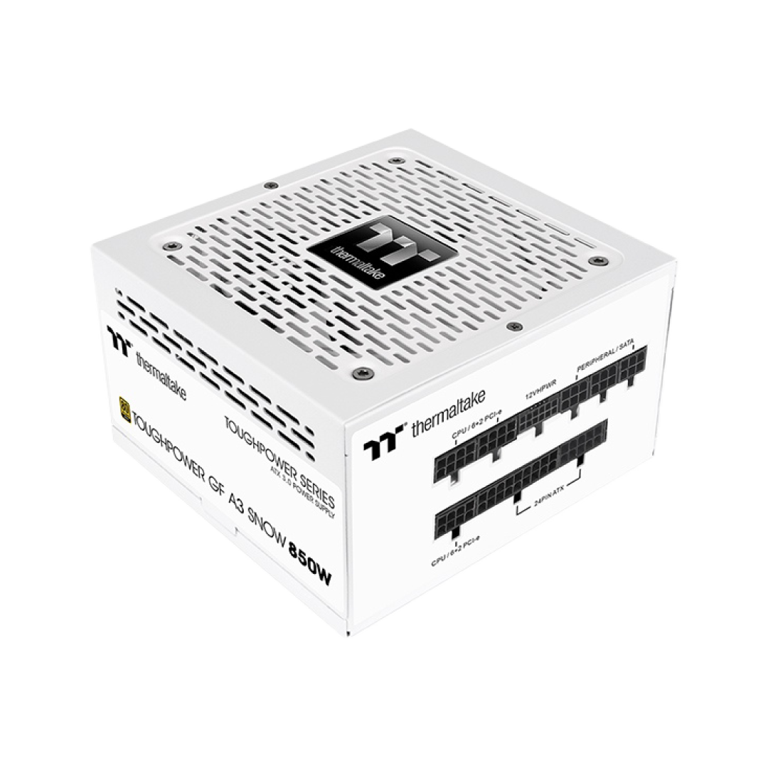 Thermaltake Toughpower GF A3 850W 80 PLUS Gold TT Premium Edition White ATX3.0 PCIE 5.0 Full Modular PSU