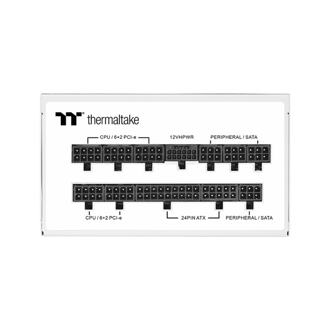 Thermaltake Toughpower GF A3 1050W 80 PLUS Gold TT Premium Edition White ATX3.0 PCIE 5.0 Full Modular PSU