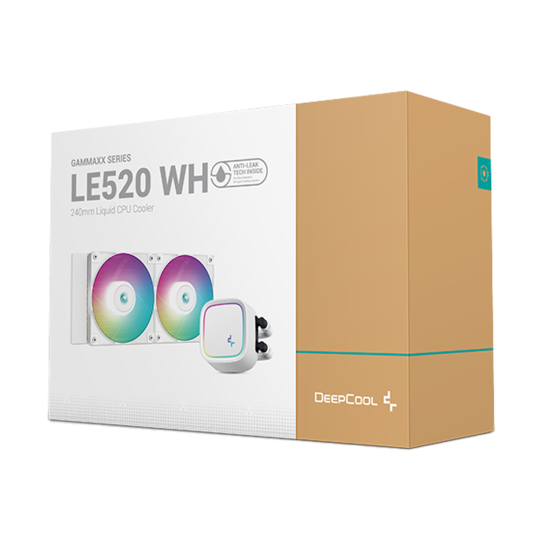 DEEPCOOL LE520 A-RGB WHITE AIO CPU Liquid Cooler