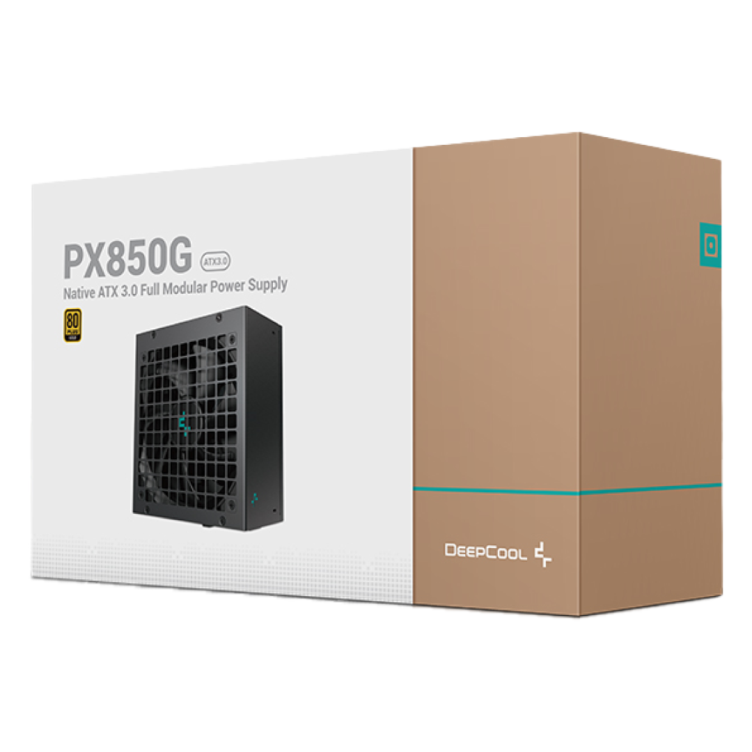 DEEPCOOL PX850G 80 PLUS® GOLD ATX3.0 PCIE 5.0 Full Modular PSU