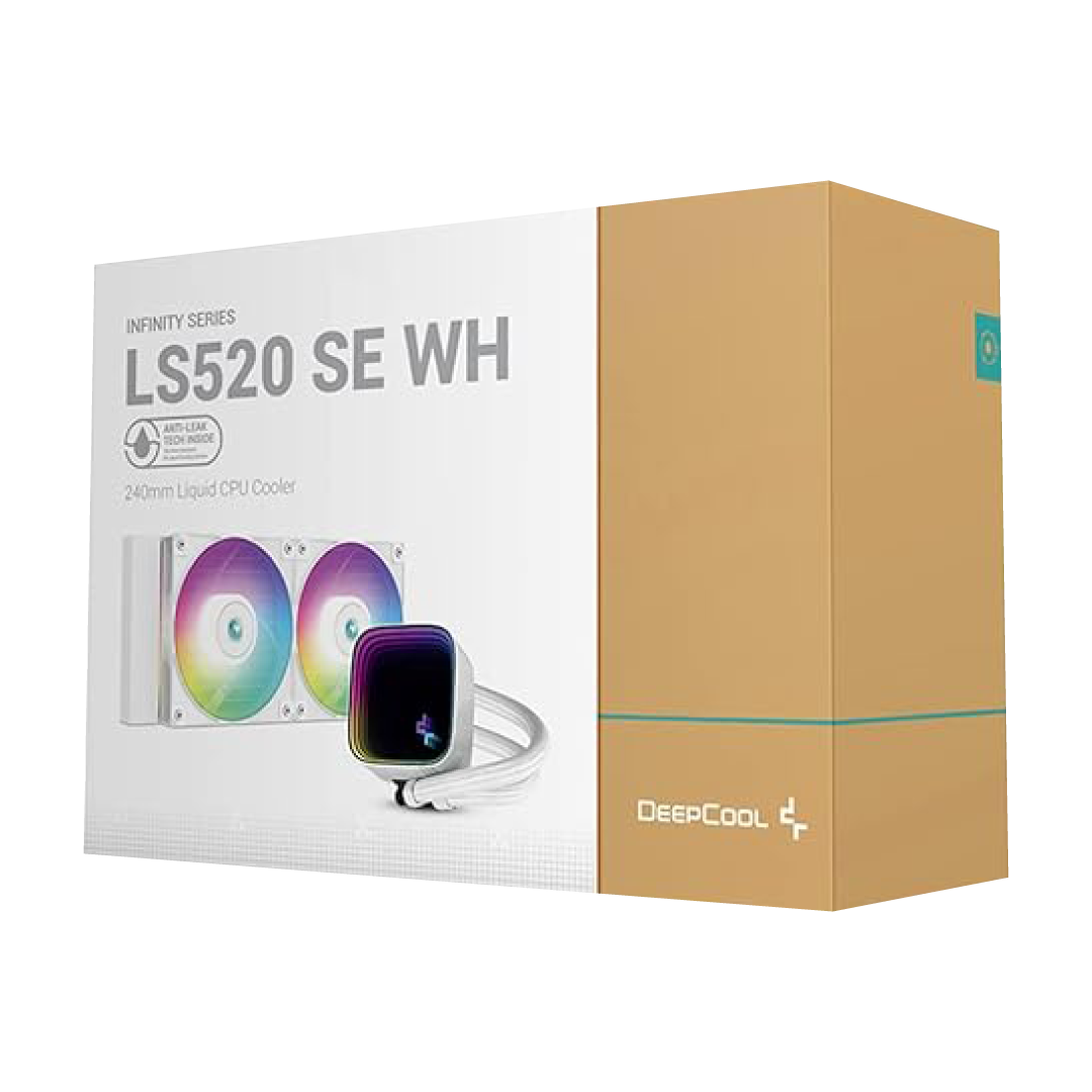 DEEPCOOL LS520 SE A-RGB WHITE AIO CPU Liquid Cooler