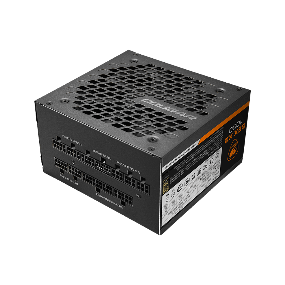 Cougar GEX X2 1000 80 PLUS® GOLD ATX3.0 PCIE 5.0 Full Modular PSU