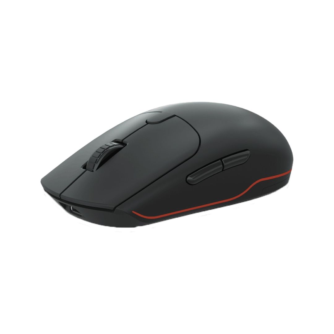 Porodo 2 in 1 2.4G Wireless Office Mouse - Black