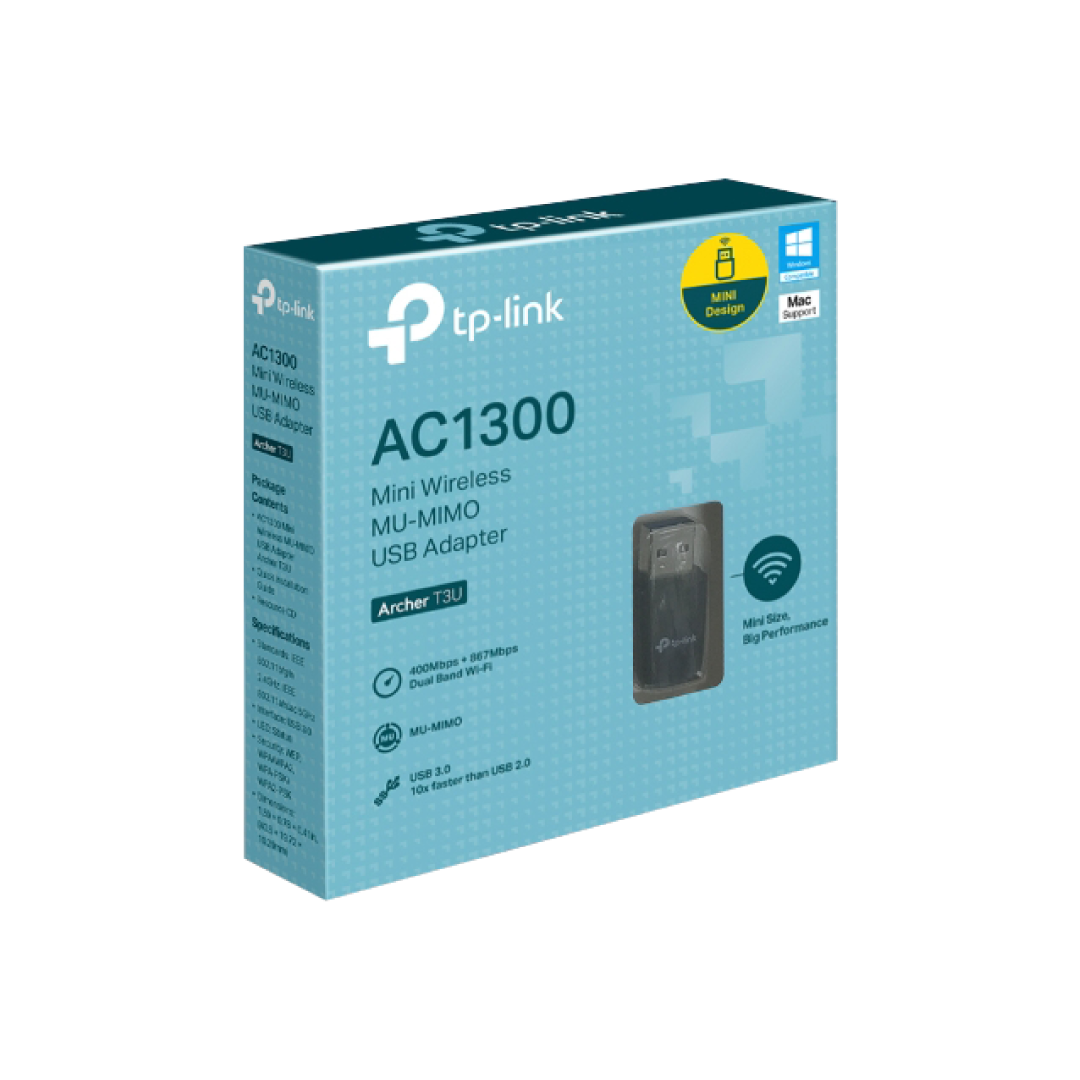 Archer T3U AC1300 Mini Wireless MU-MIMO USB Adapter