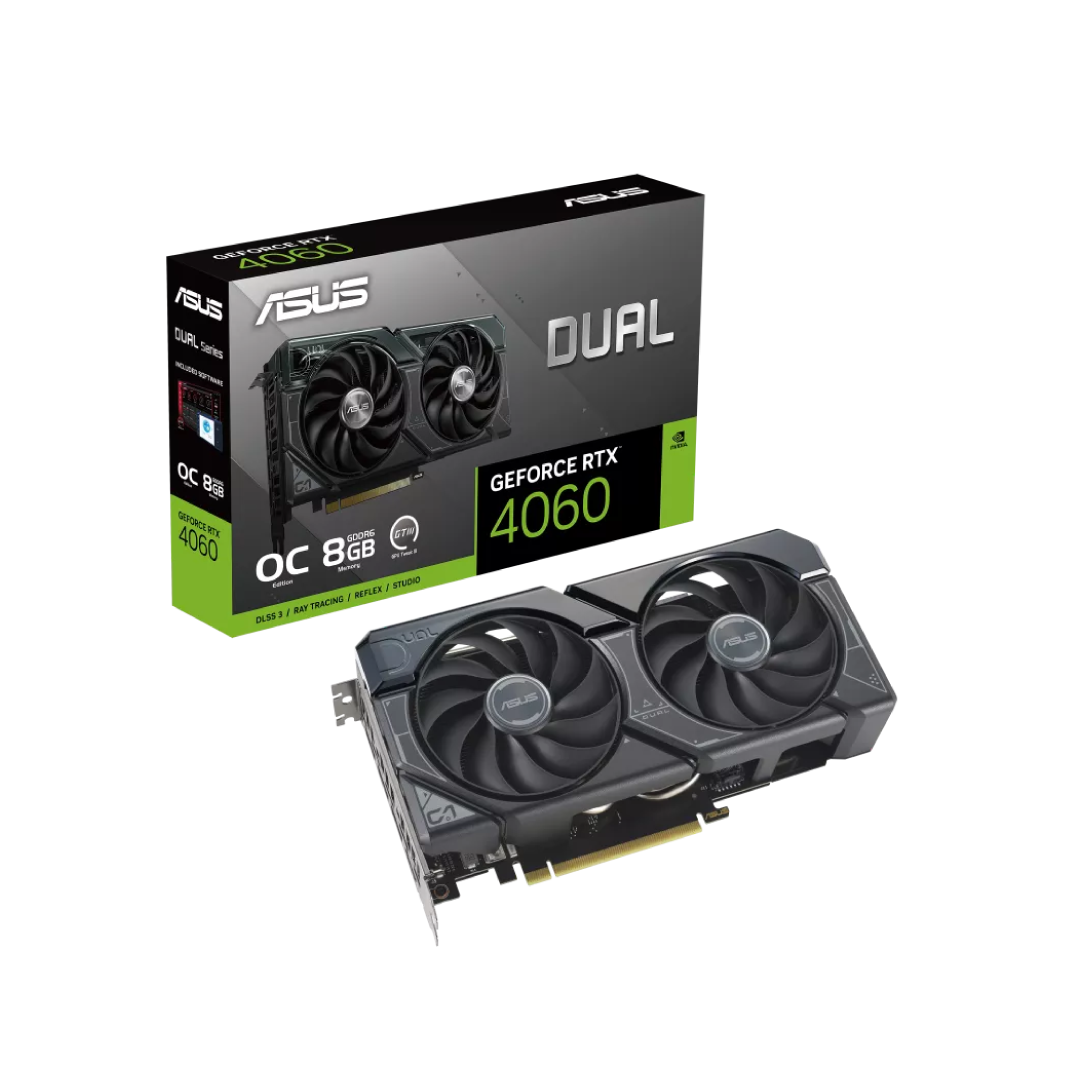 ASUS Dual GeForce RTX™ 4060 OC Edition 8GB GDDR6