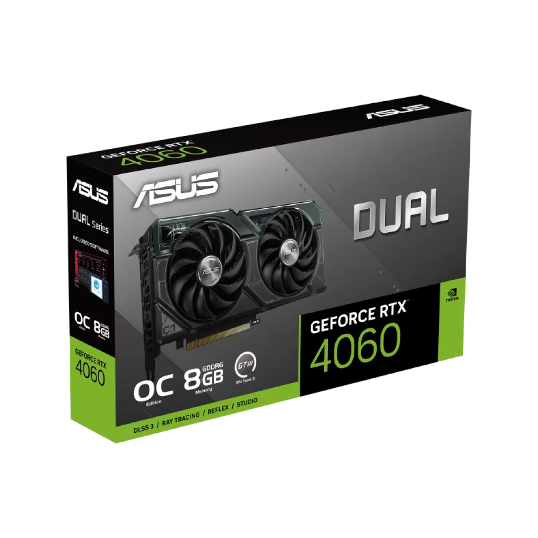 ASUS Dual GeForce RTX™ 4060 OC Edition 8GB GDDR6