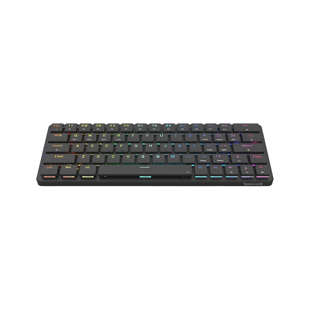 Redragon Elise K624P-KBS 2.4G/Bluetooth/Wired 63 key Low-profile mechanical keyboard