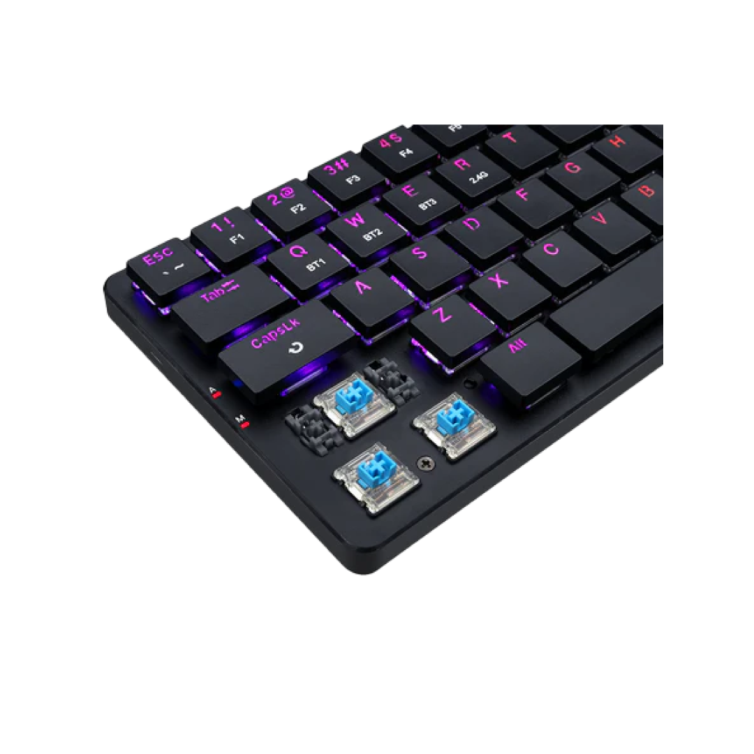 Redragon Elise K624P-KBS 2.4G/Bluetooth/Wired 63 key Low-profile mechanical keyboard