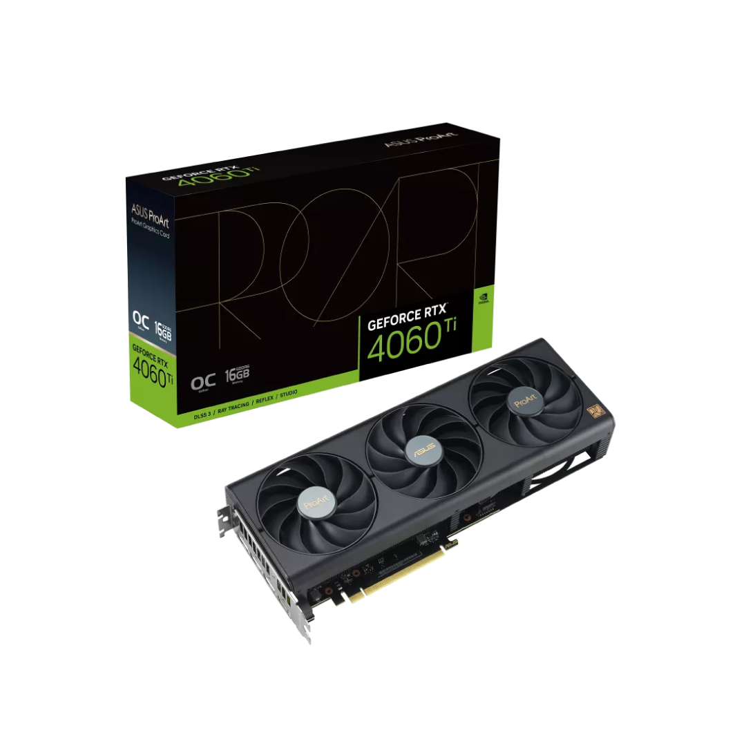 ASUS ProArt GeForce RTX™ 4060 Ti OC edition 16GB GDDR6