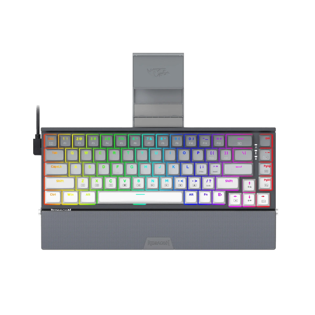 RedragonK641G-GW-RGB-PRO SHACO PRO 60% Aluminum RGB Mechanical Keyboard