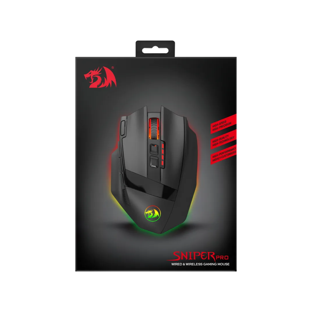 Redragon Sniper Pro M801P-RGB Dual mode gaming mouse