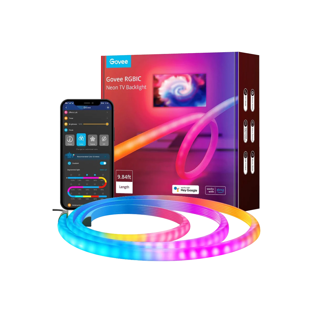 Govee RGBIC TV Neon Rope Light 3M/10FT H61A0