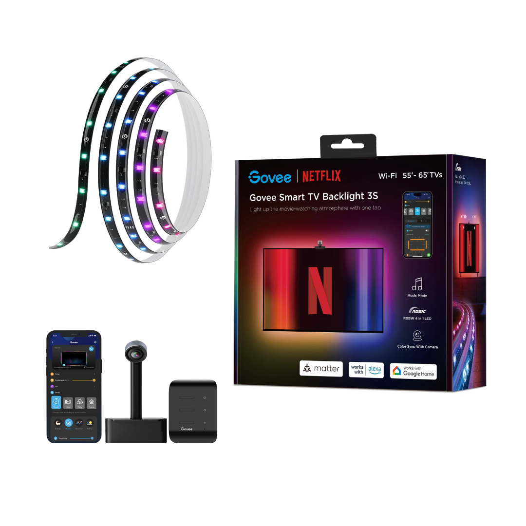 Govee Envisual 55-65 TV Backlight 3s H6098 Netflix Edition