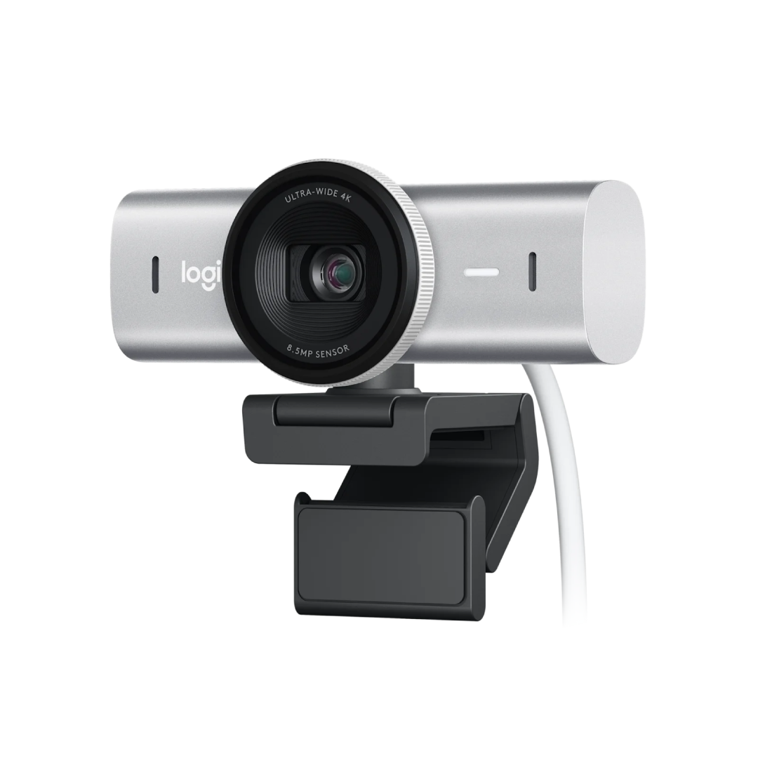 Meet or stream in ultra HD 4k resolution video with AI image enhancement and our largest webcam sensor yet, for 2x finer image detail in difficult lighting conditions