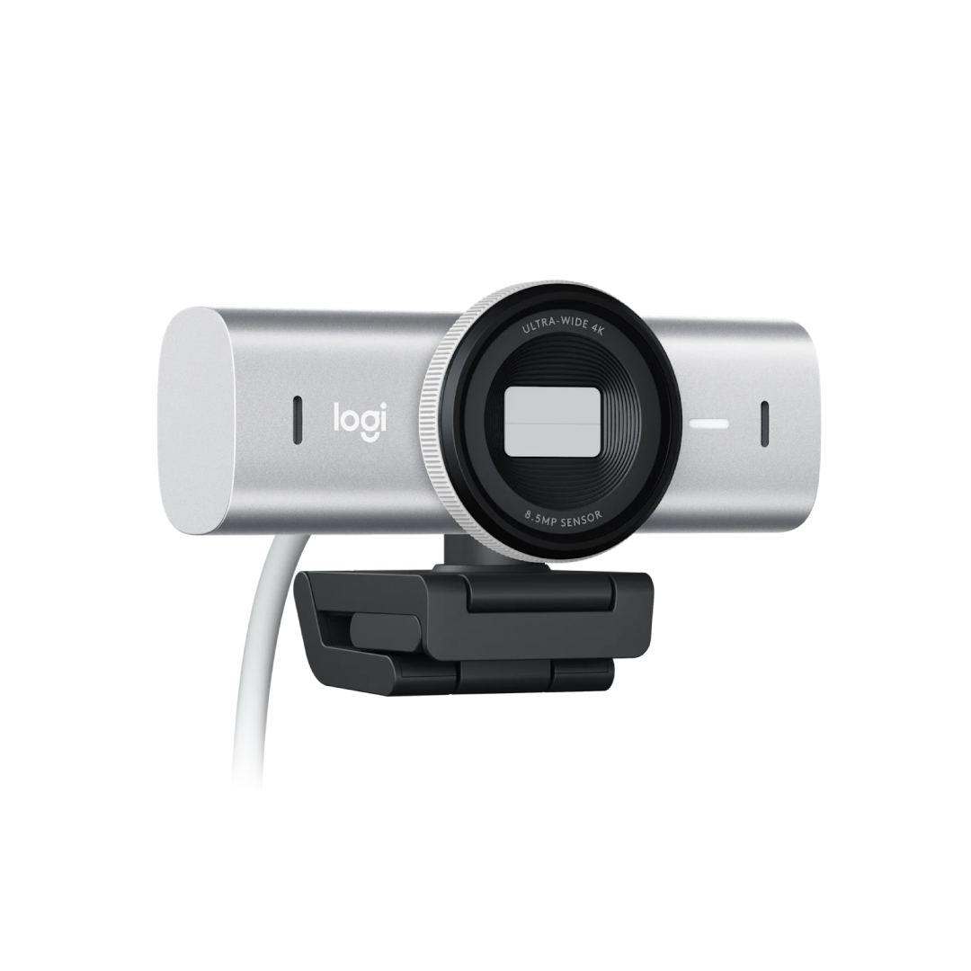 Meet or stream in ultra HD 4k resolution video with AI image enhancement and our largest webcam sensor yet, for 2x finer image detail in difficult lighting conditions
