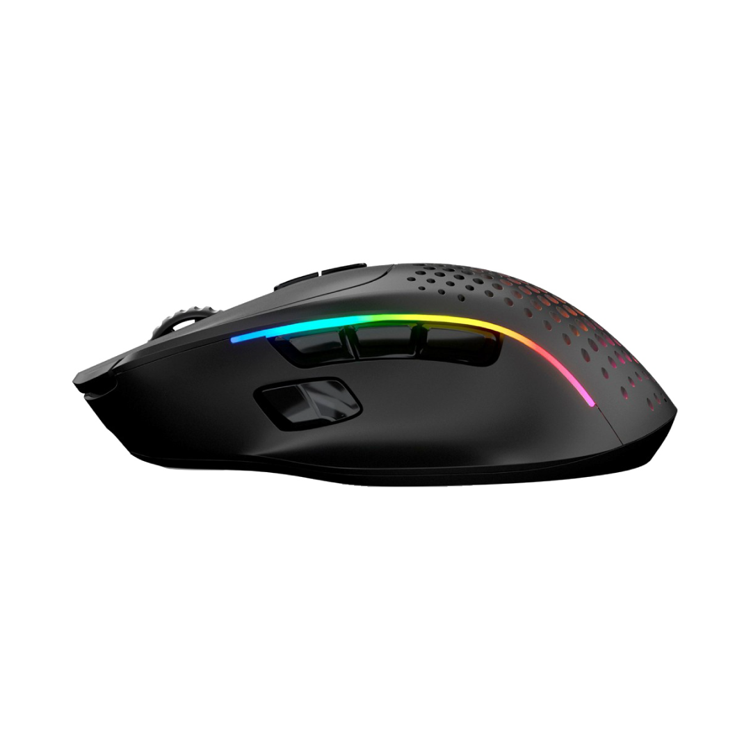 The most comfortable ultralight wireless mouse, packed with next-gen tech in a modular ergonomic design. 9 programmable buttons with customizable side controls make it ideal for Battle Royale, MOBA, MMO and FPS games.