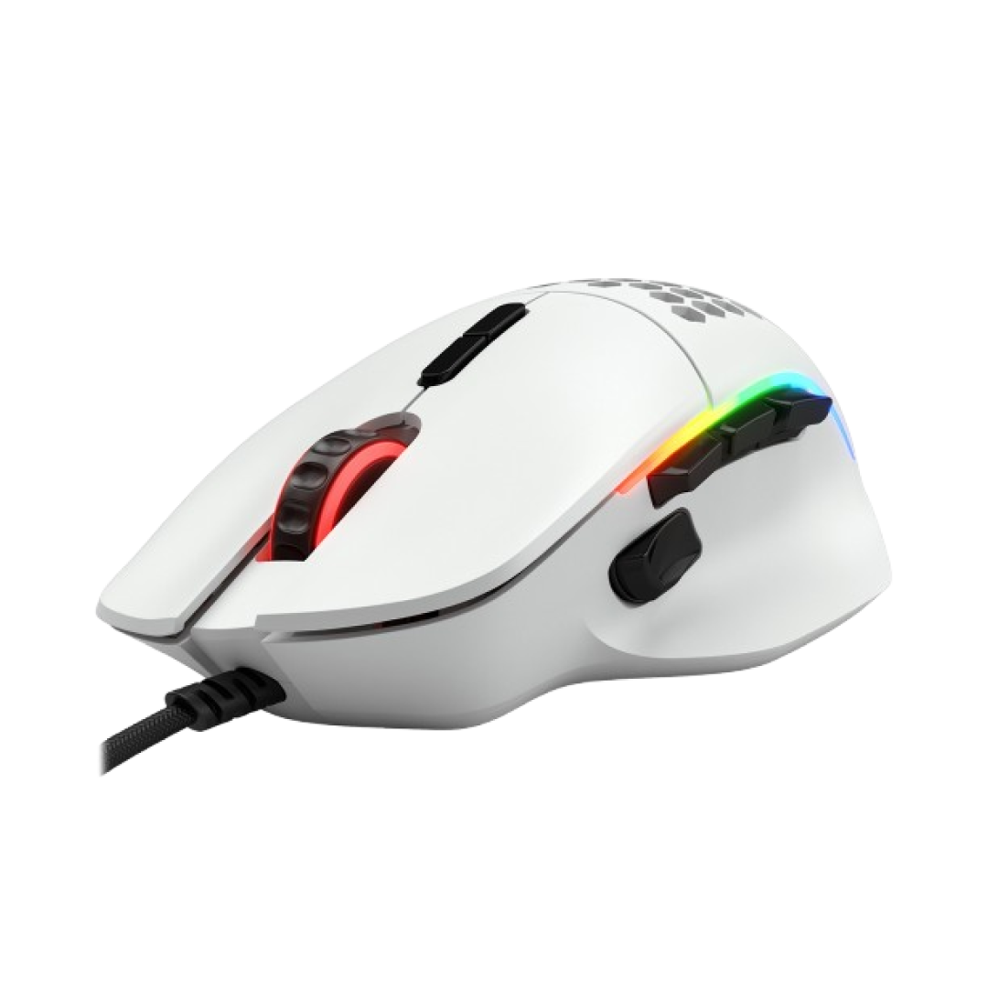 Unbelievably lightweight. Incredibly comfortable. The Model I is the ideal MOBA & MMO gaming mouse thanks to its ergonomic design, 9 programmable buttons, modular side controls, and thumb rest.
