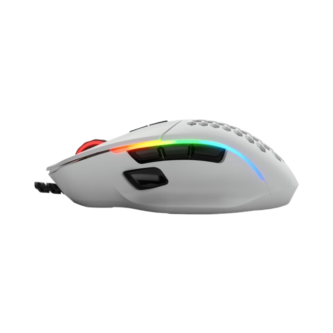 Unbelievably lightweight. Incredibly comfortable. The Model I is the ideal MOBA & MMO gaming mouse thanks to its ergonomic design, 9 programmable buttons, modular side controls, and thumb rest.
