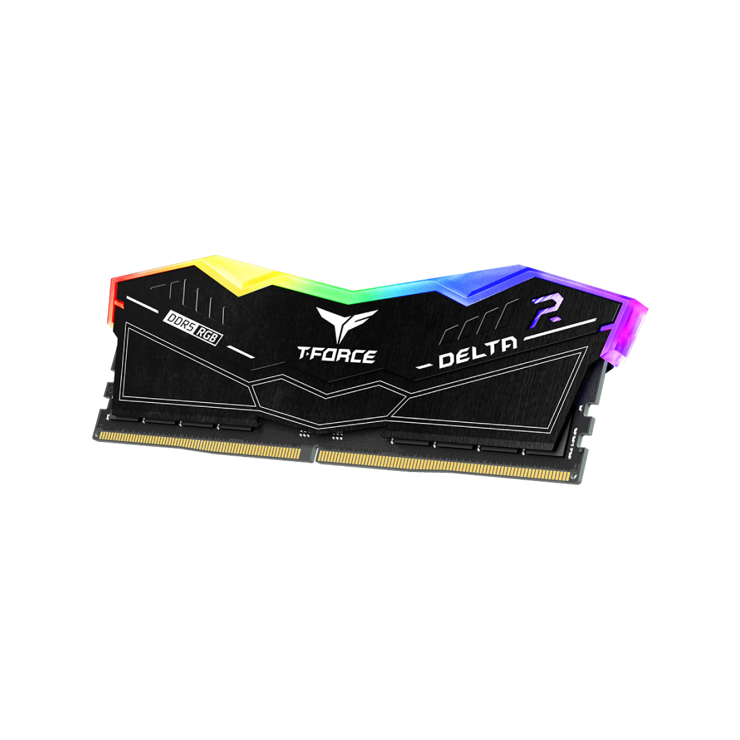 TEAMGROUP T-Force Delta RGB 32GB Kit (2x16) 6000MHz CL30 DDR5 Desktop Memory - Black