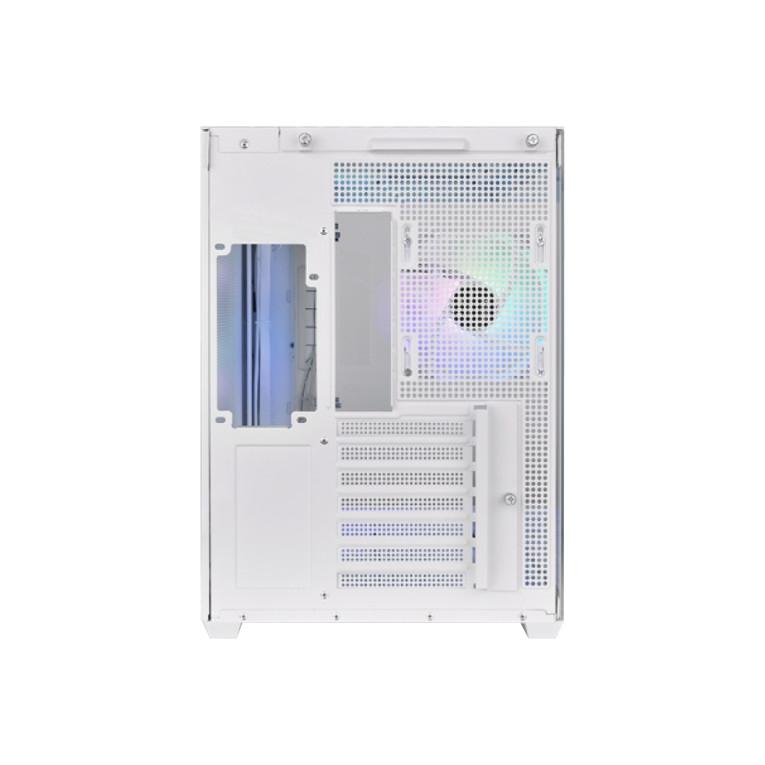 THERMALTAKE VIEW 380 TG ARGB MID TOWER CASE WITH 4X 120MM ARGB FANS AND 360MM RADIATOR SUPPORT - SNOW