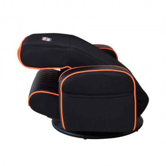 Porodo Gaming Predator Pro Gaming Seat with Armrest & Cupholder 360 Swivel - Black/Orange