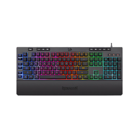 Redragon K512 SHIVA RGB Membrane Gaming Keyboard with Multimedia Keys