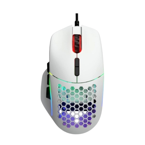 Unbelievably lightweight. Incredibly comfortable. The Model I is the ideal MOBA & MMO gaming mouse thanks to its ergonomic design, 9 programmable buttons, modular side controls, and thumb rest.