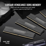 Corsair VENGEANCE® 32GB (2x16GB) DDR5 DRAM 6000MHz C36 Black RAM