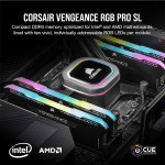 Corsair VENGEANCE RGB PRO SL 3600MHz 32GB (2x16GB) BLACK RAM